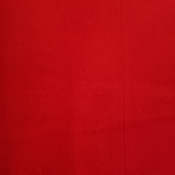 Vintage Gap Little Girl Red Button Front Coat Med - Picture 5 of 7